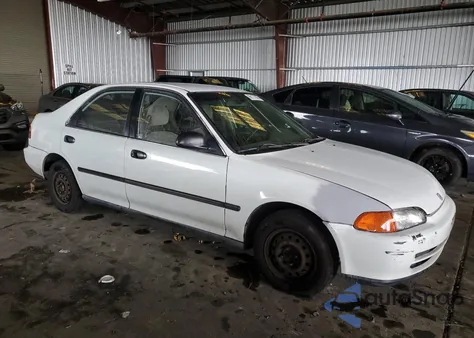 1992 Honda Civic Lx из США, поврежденный, VIN JHMEG8656NS020024